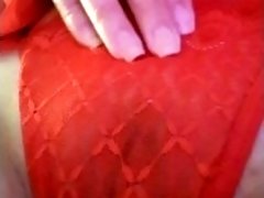 Japanese Teen Girl Panchira Red Lace Panties Perfect Tits
