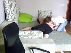 Chubby dude fucks his Israeli girlfriend in the missionary position