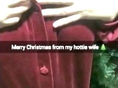 Happy new year from cheating hottie thicc mrs. Сlaus! [Cuckold snapchat]