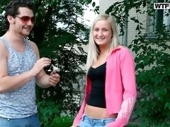 Outdoor sex video of really shy girl