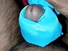 Satin silk handjob porn - Bhabhi ki chikni blue salwar me muth mari (114)