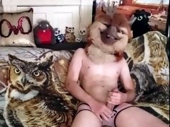 Furry in Cheshire Cat Undies